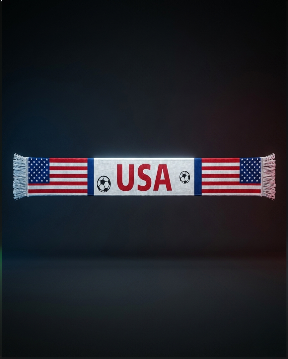 World Cup 2026 Nations Flag Fan Scarf — Cheer in Your Colors