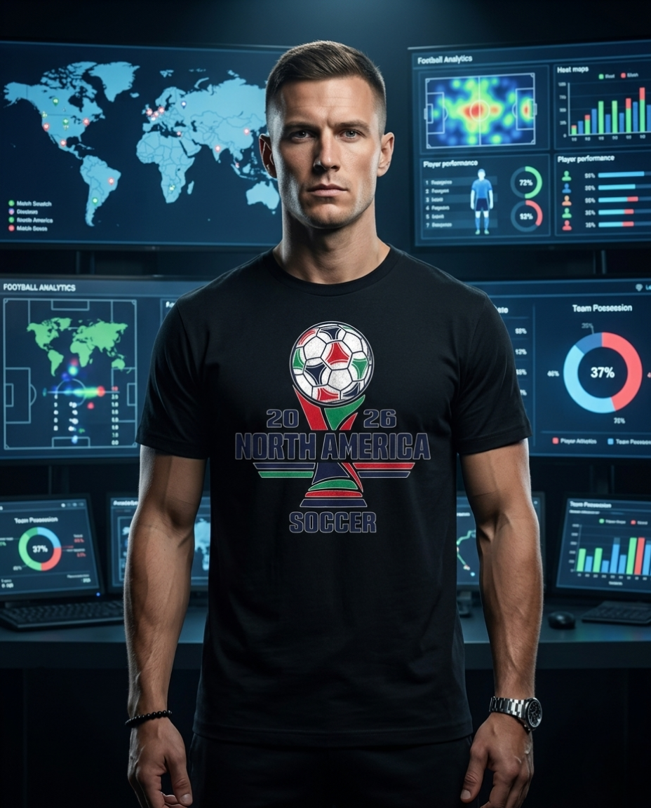North America 2026 World Cup Fan T-Shirt — USA Canada Mexico