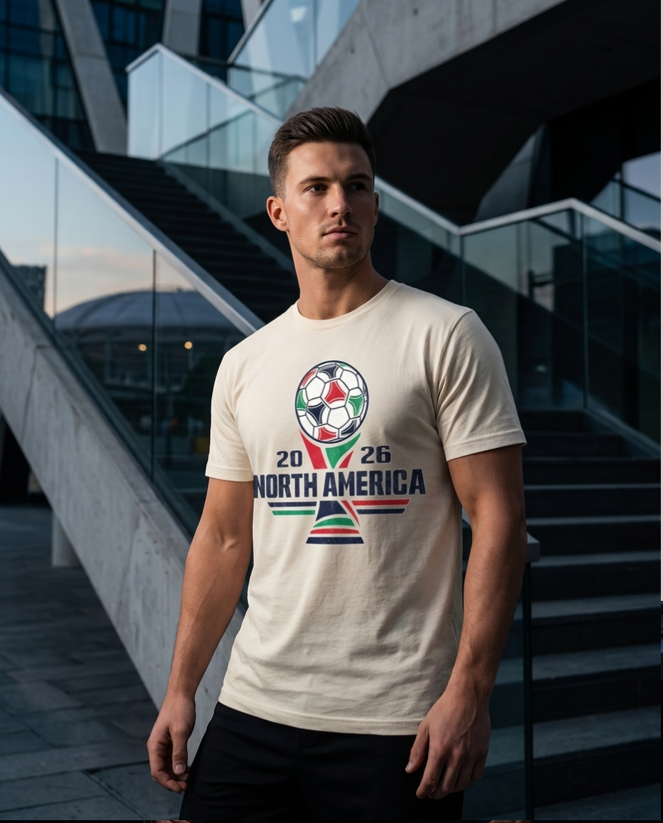North America 2026 World Cup Fan T-Shirt — USA Canada Mexico
