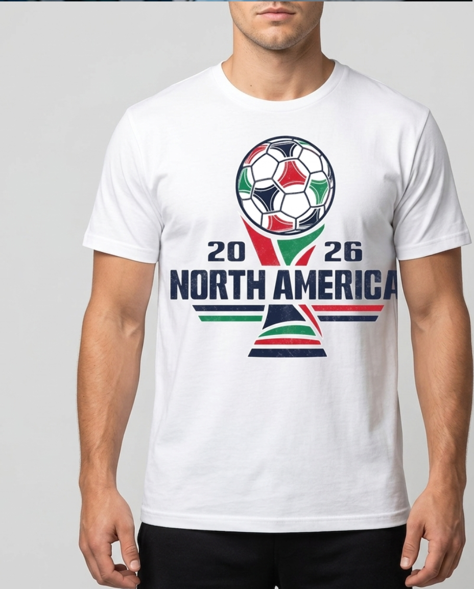 North America 2026 World Cup Fan T-Shirt — USA Canada Mexico