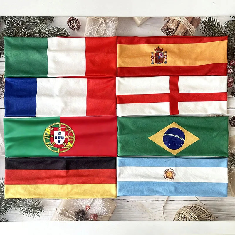World Cup 2026 Nations Flag Fan Headband — Game Day Essential