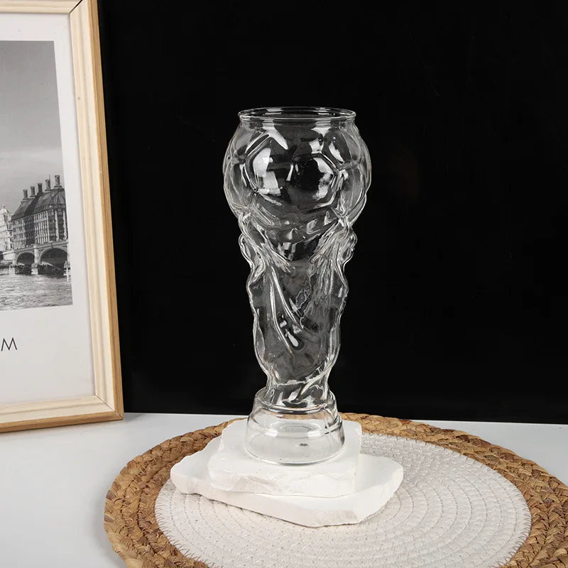 Football Trophy Shape Beer Glass 2026 WORLD CUP