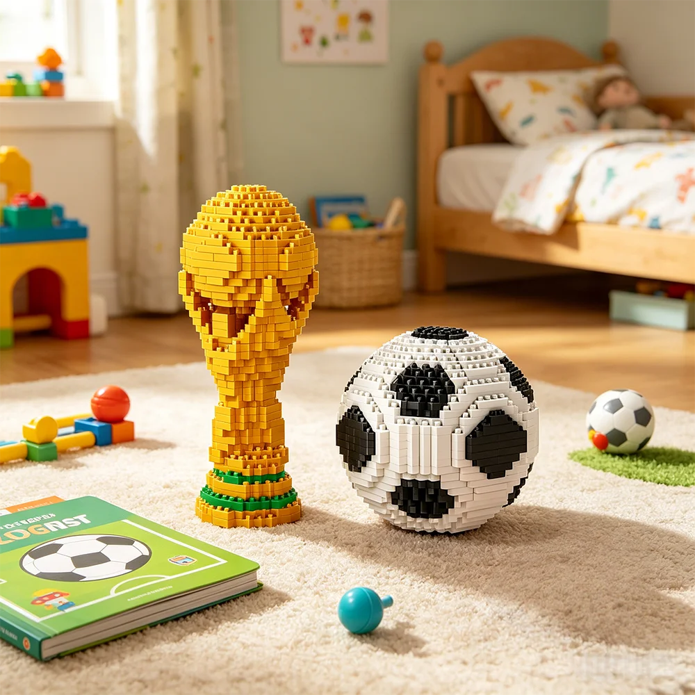 World Cup 2026 Soccer Micro Building Blocks — Collector's Display Set