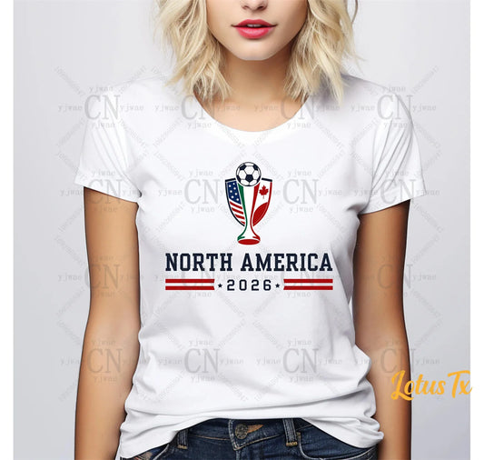 World Cup 2026 Soccer Fan Jersey Tee — Tournament Edition