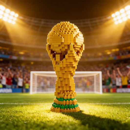World Cup 2026 Soccer Micro Building Blocks — Collector's Display Set